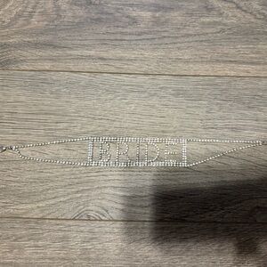 Silver Bride Choker Necklace